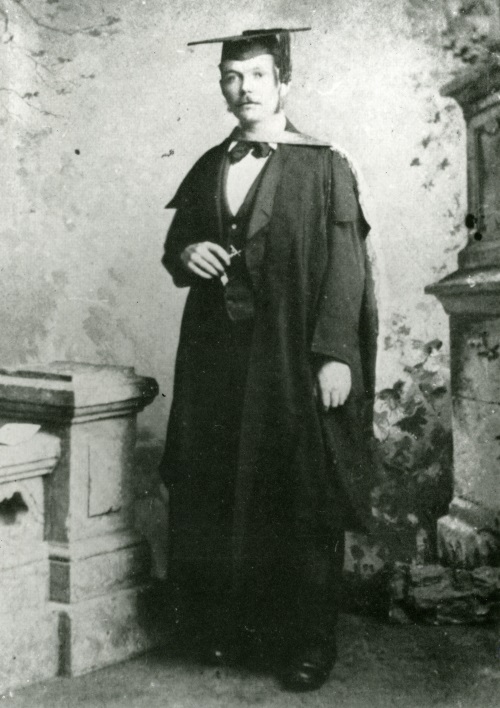 Conan Doyle at graduation